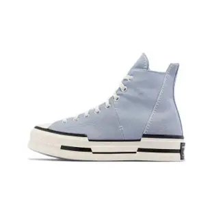 【CONVERSE】CHUCK 70 PLUS HI 高筒 休閒鞋 增高鞋 男鞋 女鞋 灰藍色 A05270C(經典帆布鞋)