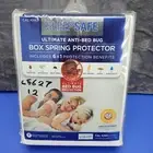 Sleep Safe Ultimate Anti-Bed Bug Box Spring Protector, Cal King (NEW)