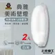 【太星電工】典雅美術壁燈(含E27/10W 白光LED燈泡)/2入 WH810W*2