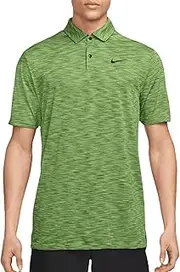 [Nike] Men's Dri-FIT Tour Golf Polo - Seasonal & Limited Colors, Chlorophyll | Honeydew | Black, 3XL