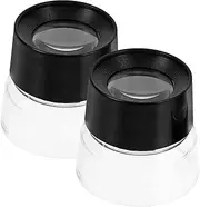 4 Pcs Pocket Jewelry Mirror Jewelry Magnifier 10x Jewelry Loupe Portable Magnifying Glass Cylindrical Magnifying Glass Jewelry Magnifying Glass 10x Magnifying Glass Reading Loupe