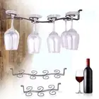 Wine Glass Rack Holder Hanger Hanging Bar Storage Drying Rack Wine Cup Shelf
