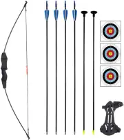 Archery Takedown Bow and Arrow Set for Youth Adult Archery Set Includes 4 Arrows