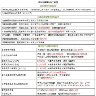 【格力】8.0KW 11-13坪 R32新時尚變頻一對一單冷分離式《GSB-80CO/I》(安裝另計)