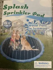 Splash Sprinkler Pad-for Kids Summer Fun Water Pool Summer Outdoor New
