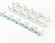 Spice Clip Strips For Cabinet Doors - Organizer for Spices - Rack White