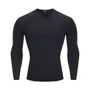 Men's Running T-Shirt Compression Shirt Long Sleeve Tee Tshirt Casual Athleisure Fall Breathable Quick Dry Gym Workout Running Walking Sportswear Activewear So