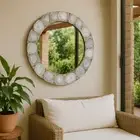 Natural White Agate Mirror, Exclusive Wall Mirrors / Decorative Wall Mirror Gift