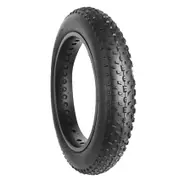 Bike Tire, Bike Tires Folding Replacement Electric Bicycle Tires Compatible Wide Mountain Snow Bike,20X4.0 Inch Black