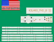 LED Strips (3)For LG UF64_UHD_A 43LH60_FHD_A 43LH5700 43UH619V 43UF640V 43UF6400