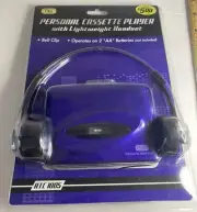 TOZAI ATC 1005 Portable Personal Cassette Headset Player Sealed VTG Walkman