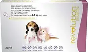 Revolution Flea Treatment Drop for Puppy/Kitten, 3 Count, Pink