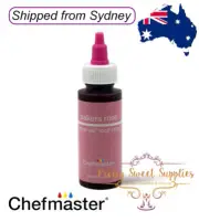 BAKER'S ROSE Chefmaster Gel Colour 2.3oz 68ml - Cake Fondant Buttercream Icing