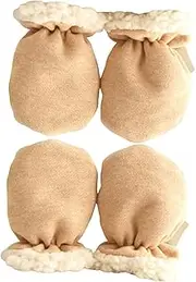 [GAROZATION] Cotton Baby Gloves for Autumn Winter Soft Warm Scratch-Proof for Newborns