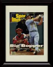 Gallery Framed Mark McGwire - 1992 Sports Illustrated The Big Bopper - Oakland