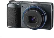 Ricoh GR IIIx Urban Edition, Metallic Gray Body with Navy Blue Ring, Digital Compact Camera with 24MP APS-C Size CMOS Sensor, 40mmF2.8 GR Lens (in The 35mm Format)