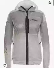 Adidas Terrex Agravic Pro Windweave White Running Jacket Women’s Large GP1976