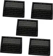 SUPVOX 5pcs Plastic Planting Germination Trays Durable Flat Growing Nursery Containers for Greenhouse and Gardening for Hydroponic Sprouting and Soil Containment
