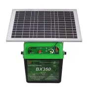 60km 3.5J Electric Fence Energizer Energiser 20W Solar Panel 12v Power Poly Wire