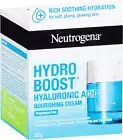 Neutrogena Hydro Boost Hyaluronic Acid Nourishing Cream Dry Skin Face Moistur...