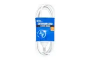 The Brute Power Co 5m Extension Lead Cord Cable AU NZ 2400W 240V Home Plug WHT