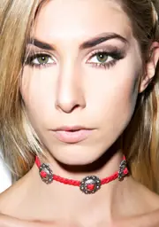 [Fraiser Sterling] Red-Handed Concho Choker