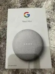 Google Nest Mini (2nd Generation) Smart Speaker - Chalk