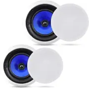 Pyle Home PIC8E 300 Watt 8-Inch Two-Way in-Ceiling Speaker System
