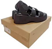 Steve Madden Women's Sashes Wedge Sandal, Black, Size 6