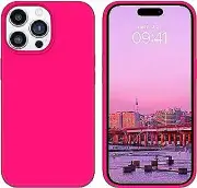 for iPhone 14 Pro Max Case| Soft Silicone Gel Rubber Bumper Microfiber Lining Ha