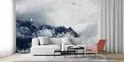 3D Mountain Foggy Wallpaper Wall Mural Removable Self-adhesive 358