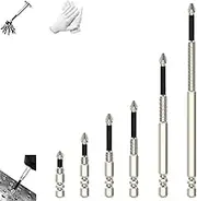 Lifesparking Drill Bits, High Magnetic Screwdriver Drill Bit Set, Multifunctional Greener Anti-Slip Strong Durability Screw Driver Bit Sets, 25 50 65 70 75 90 100 120 150mm (Type C)