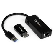 StarTech HP Chromebook 14 HDMI to VGA and USB 3.0 Gigabit Ethernet Accessory Bundle HPC14VGAUGEK