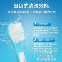 在飛比找Yahoo!奇摩拍賣優惠-電動牙刷頭飛利浦兒童電動牙刷頭HX6032/42替換HX63