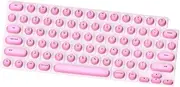Vsenkes Long Nails Keyboard Cover Skin, Silicone Comfortable Accessories for Notebook Sturdy Raised Keyboard Film for Gaming, Pink