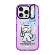 iPhone 16 Pro Impact Ring Stand Case MagSafe Compatible Kitten cheese by Oigu