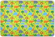 Animal Jungle Giraffe Elephant Monkey Toddler Soft Absorbent Bed Wetting Pad Breathable Toddler Bedding Products for Children Adults Pets , 52" L x 34" W