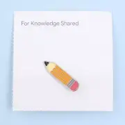 Genuine Google Android Pencil ‘For Knowledge Shared’ Lapel Pin Badge