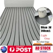 Gray Adhesive Marine Flooring Faux Teak EVA Foam Boat Yacht Decking Sheet Pads