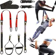 Fitness Straps – 66-inch Exercise Bands – Premium Resistance Training Straps – Bodyweight Resistance Training Kit for Women and Men – Large Buckle Cam – Durable and Sturdy