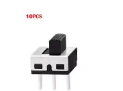 10pcs SPDT Mini 1P2T 2-Position Vertical Slide Switch 5mm for PCB Arduino