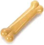 Nylabone Flavored Bones for Dogs Durable Chew Dog Treat Toy Bulk lot Available(5 Pack of Nylabones Bacon - Giant)