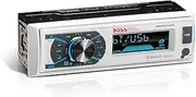 BOSS Audio MR632UAB Single Din, Bluetooth, MP3 / WMA/USB/SD AM/FM Weather-Proof Marine Stereo, (No CD/DVD), Detachable Front Panel, Wireless Remote