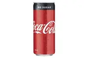 Coca-Cola No Sugar Can 250Ml Bottled Classic Crisp Soft Sparkling Party Drinks