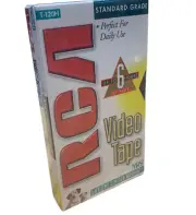 RCA T-120H Standard Grade 6 Hour VHS Blank Video Tapes VCR New Sealed