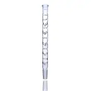 Glass Fractional Column Vigreux with 24/40 Joints 200Mm in Indentation Length