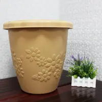 在飛比找momo購物網優惠-【生活King】花兒姿花盆/盆栽-36cm(3入組)