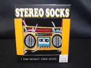 Sock Crew Stereo novelty Socks - 1 Pack - One Size