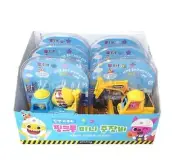 Pinkfong Mini Heavy Vehicle Equipment 2Excavator 2Truck Mixer 2Dump Truck Toy 6p