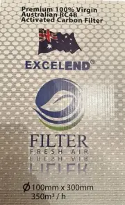 ExcelEnd RC48 Carbon Filter 100mm x 300mm 350 m3/h